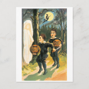 Old-fashioned Halloween Postcard