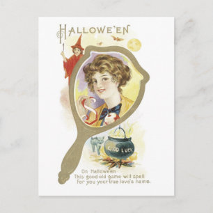 Old-fashioned Halloween Postcard