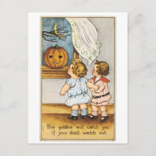 Old-fashioned Halloween Postcard