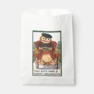 Old-fashioned Halloween, Pumpkin driver Favour Bags