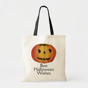 Old-fashioned Halloween, Pumpkin (jack-o'-lantern) Tote Bag