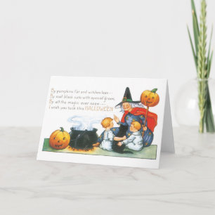 Old-fashioned Halloween, Witch Card