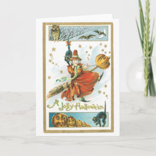 Old-fashioned Halloween, Witch Card