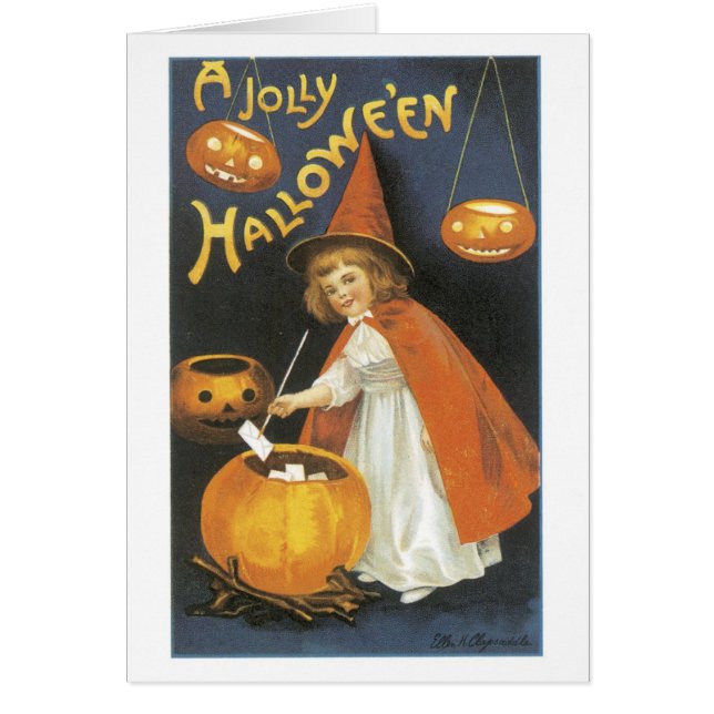 Old-fashioned Halloween, Witch girl (Front)