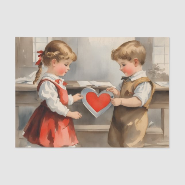 Old Fashioned Love Tissue Paper (Front)