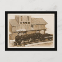 Old Fashioned Model Train Photo