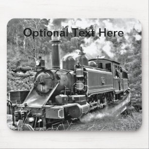Old Fashioned Narrow Gauge Steam Train Mouse Mat