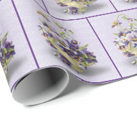 old-fashioned pansy basket on eyelet