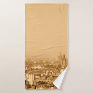Old-fashioned paris franceparis, aged, ancient, an bath towel