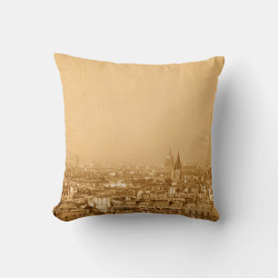 Old-fashioned paris franceparis, aged, ancient, an cushion