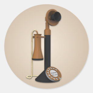Old Fashioned Phone Sticker