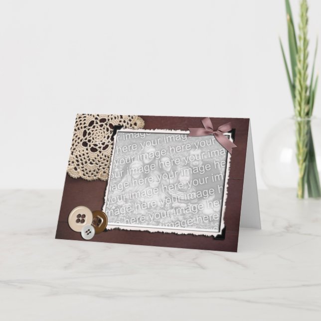 Old Fashioned Photo Template (Front)