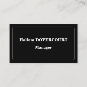 Old Fashioned Professional Profile Card