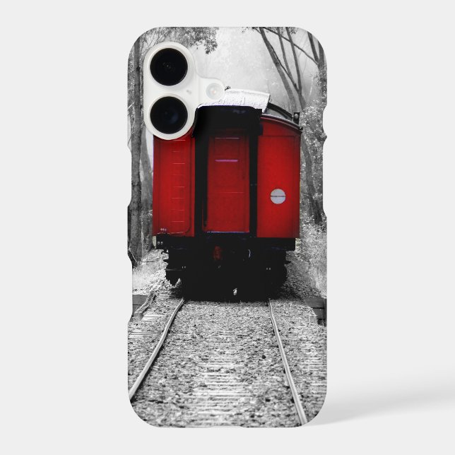 Old Fashioned Red Steam Train (Back)