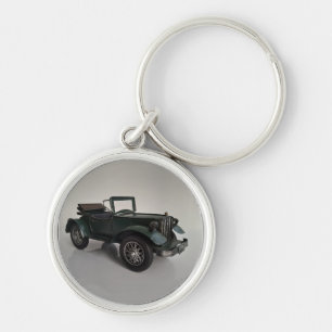 old-fashioned retro convertible car key ring