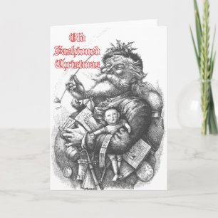 Old Fashioned Santa Claus 2026 Holiday Card