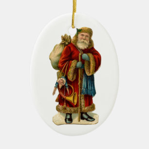 Old-Fashioned Santa Claus Ornament