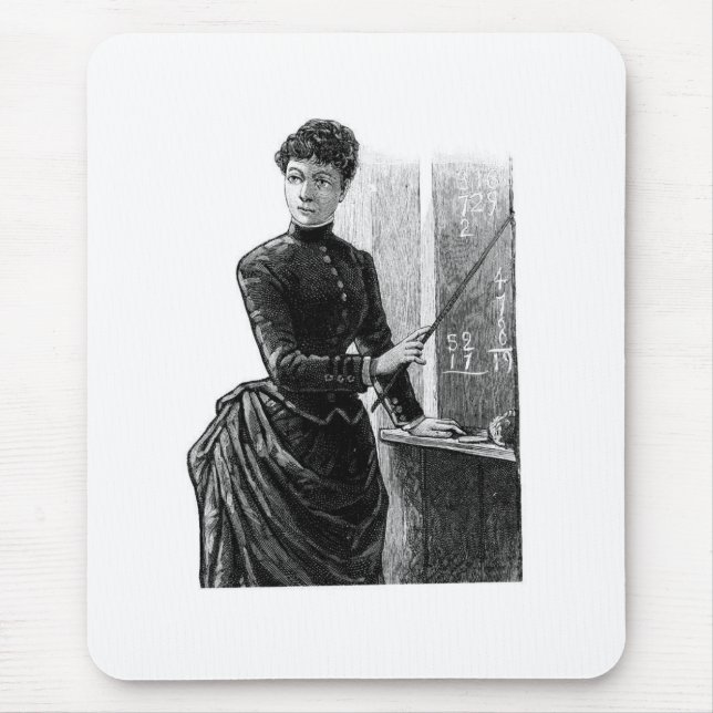 Old Fashioned Teacher One Room Schoolhouse Mouse Mat (Front)