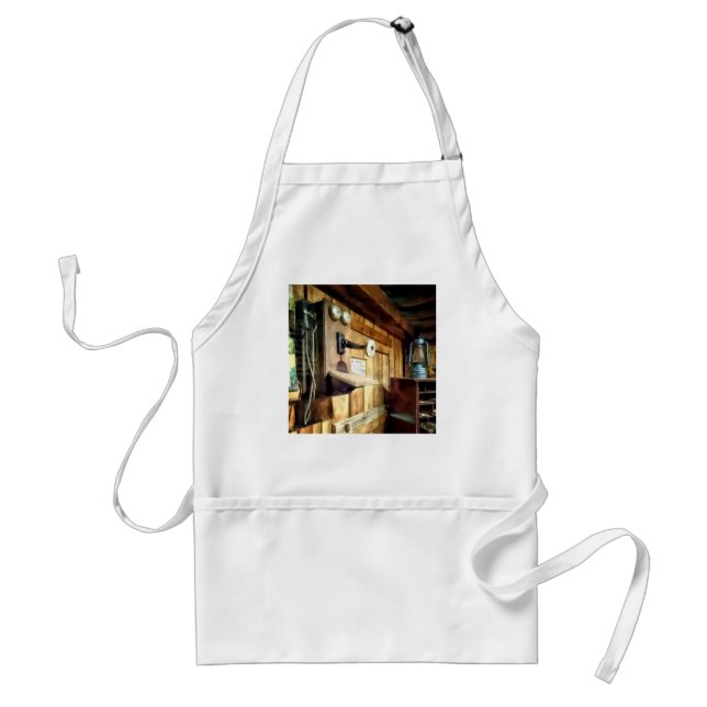 Old Fashioned Telephone in Office Standard Apron (Front)