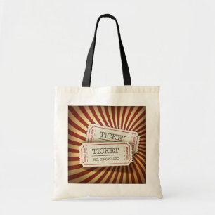 Old Fashioned Ticket Stub Carnival Theme Tote Bag