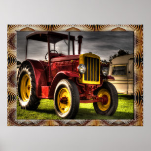 Old Fashioned Tractor Posters