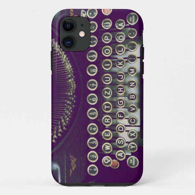 old fashioned typewriter Case-Mate iPhone case (Back)