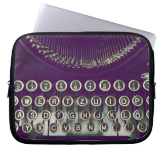 old fashioned typewriter laptop sleeve