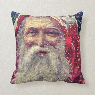 Old-fashioned Victorian Saint Nicholas Cushion