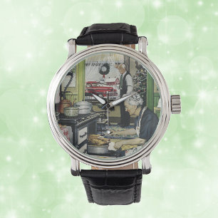 Old Fashioned Vintage Home Kitchen Christmas Watch