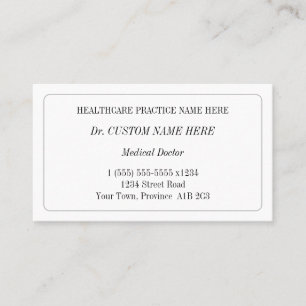 Old Fashioned, Vintage Style Business Card