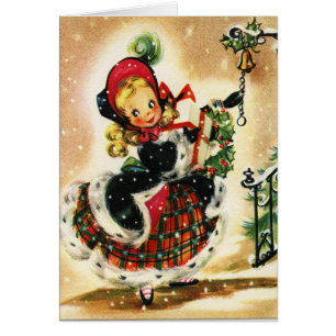 Old Fashioned Vintage Victorian Merry Christmas