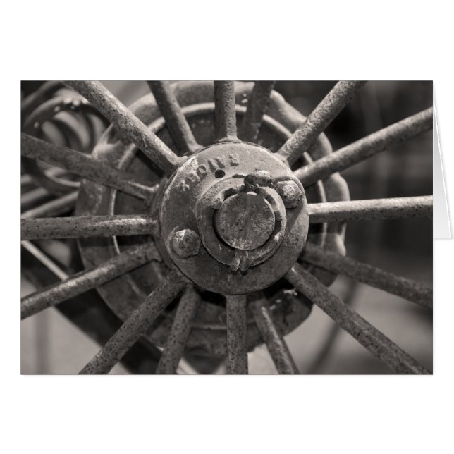 Old Fashioned Wagon Wheel (Front Horizontal)