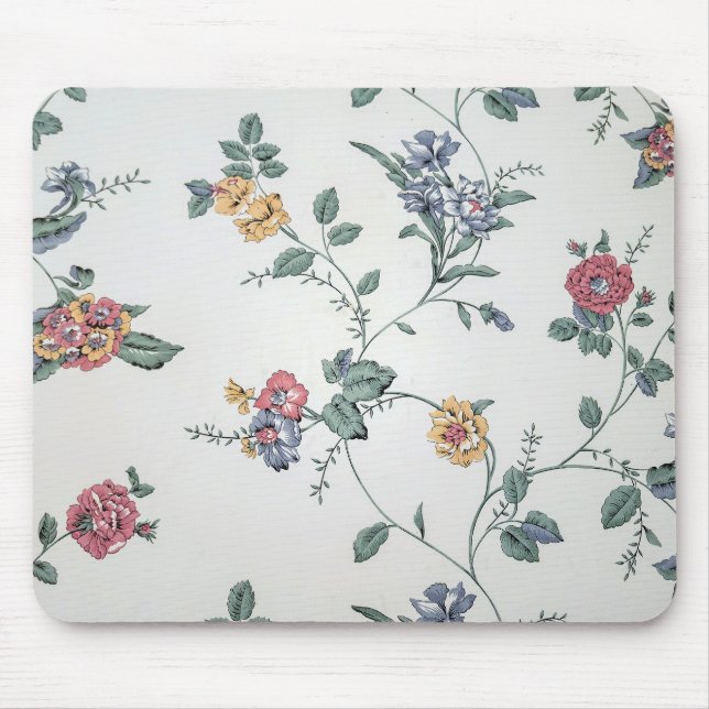 Old-fashioned Wallpaper Mouse Mat (Front)