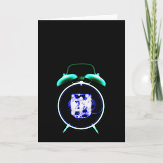 Old Fashioned X-Ray Clock Original Negative Card
