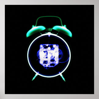 Old Fashioned X-Ray Vision Alarm Clock - Original Poster