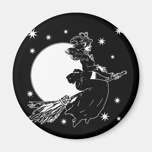 Old Fashoned Witch Magnet (Front)