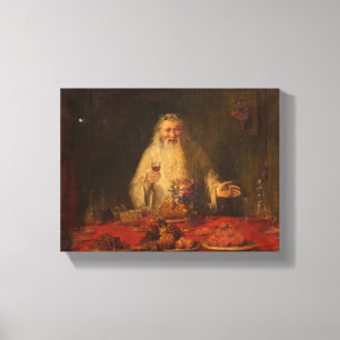 Old Father Christmas (Santa Claus) Canvas Print