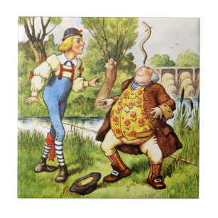 Old Father William From Alice in Wonderland Tile