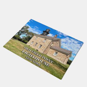 Old Field Point Lighthouse, New York Door Mat