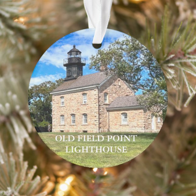 Old Field Point Lighthouse, New York Ornament (Tree)
