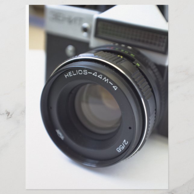 Old film camera flyer (Front)