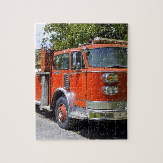 Old Firetruck Jigsaw Puzzle (Vertical)