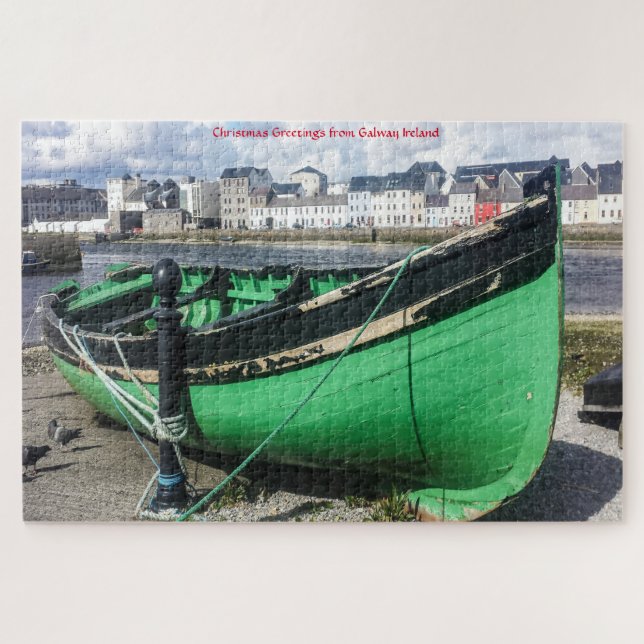 Old Fishing Boat Galway Ireland. Jigsaw Puzzle (Horizontal)