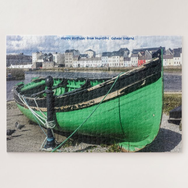 Old Fishing Boat Galway Ireland. Jigsaw Puzzle (Horizontal)