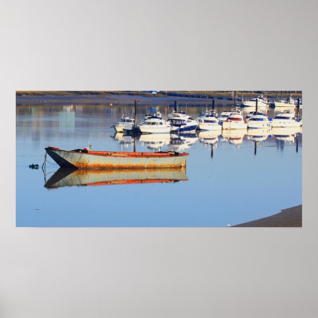 Old Fishing Boat Poster (Front)