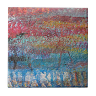 Old Fishing Boat Rockport, Massachusetts Tile