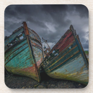 Old Fishing Boats Coaster