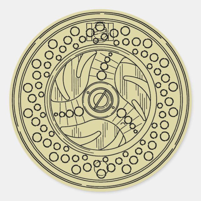 Old Fishing Saying | Brown Trout Classic Round Sticker (Front)