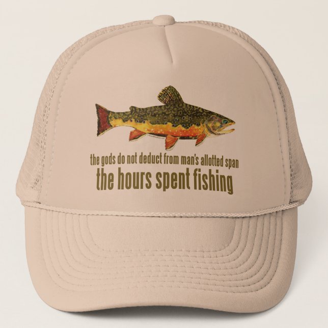Old Fishing Saying Trucker Hat (Front)