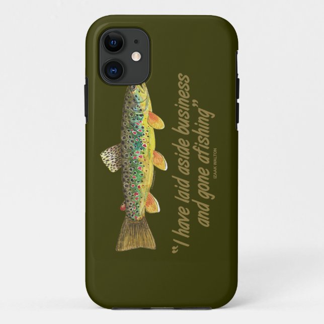 Old Fishing Words Case-Mate iPhone Case (Back)